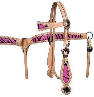 Manufacturers Exporters and Wholesale Suppliers of Headstall Brestcollar Set Pink Kanpur Uttar Pradesh